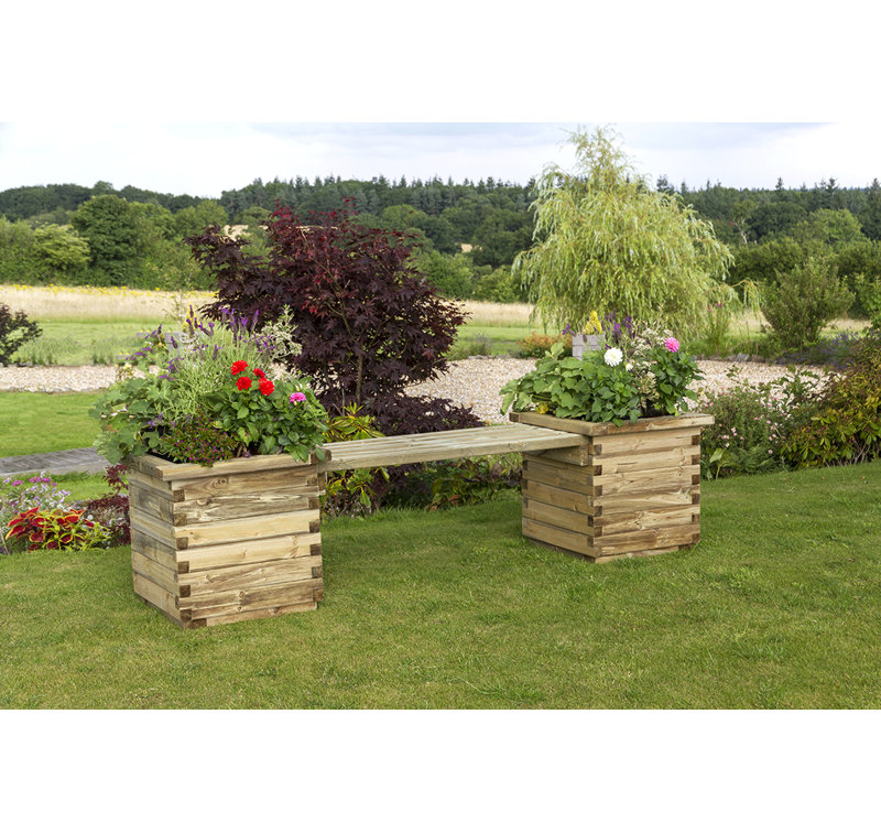 Zest 4 Leisure Bank mit Blumenkasten Isabel aus Holz & Bewertungen